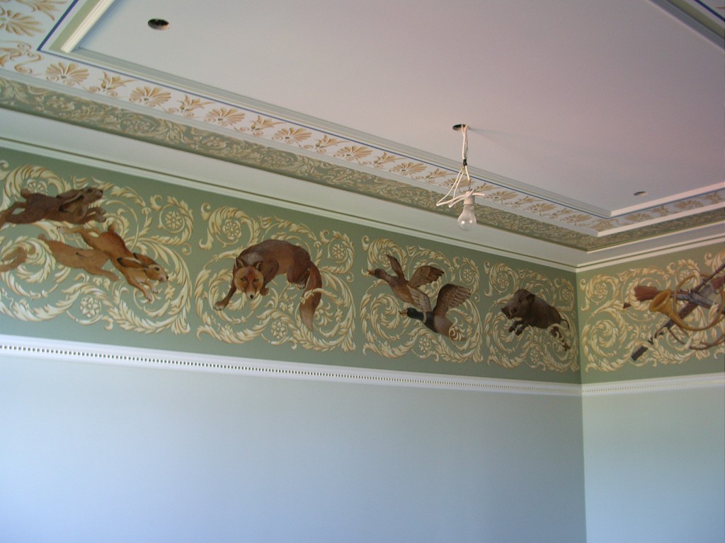 Wall and ceiling paintings